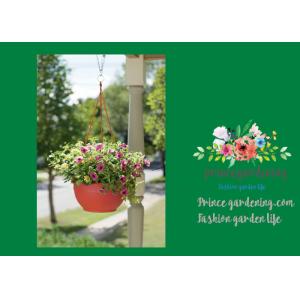 China Self Watering Hanging Flower Baskets / Hanging Baskets For Plants supplier