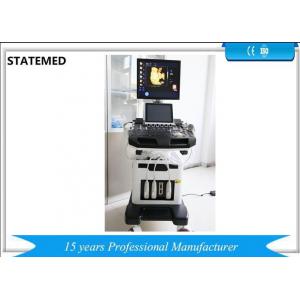 China 2D 3D 4D Trolley Ultrasound Scanner 128 Elements With 19 Inch Medical Monitor supplier
