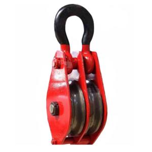 Power Coated Marine Rigging Hardware 12mm - 42mm Double Sheave Pulley Block