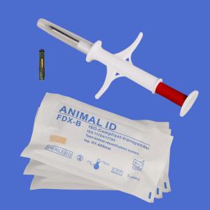 China 1.4 * 8mm Animal ID Microchip Implant Injectable Tracking Pet Tracking Injectable Transponders supplier