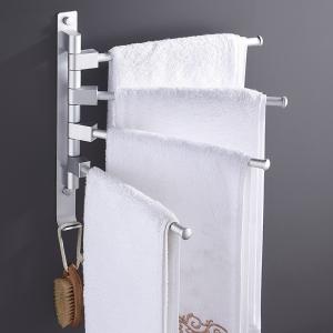 Multi - Function Bathroom Towel Rack Wall Hanging Towel Storage Rack