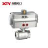 China 2-PC Screwed End Ball Valve CE APPROVED with GB/T12237 Standard and Customized Request wholesale