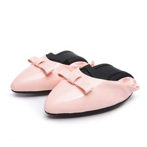 China Factory direct made women brand shoes flat shoes pointy shoes kidskin foldable shoes priviate label shoes BS-08 supplier