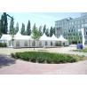 China 10m * 20m Hot Sale Aluminium Frame Large Wedding Marquee Mixed Tents With Luxury White Color And Linings Curtain wholesale