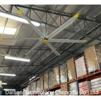 China Daisen Industrial Hvls Ceiling Fan Cooling Ventilation Exhaust Fan With Pmsm Motor on sale