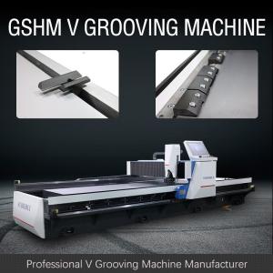 China 220V High-Speed V-Grooving Machine For Metal Curtain Wall Decoration supplier