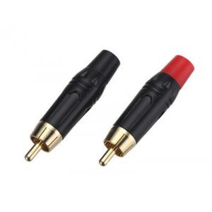 China Metal Speaker RCA Audio Connector For Cable ZLR01 , RCA Jack Plug supplier