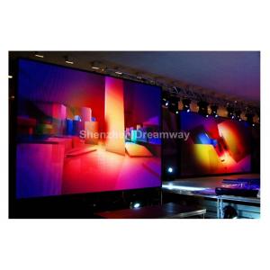 HD 6mm Pixel Indoor Concert LED Screen Rental RGB Display With AVI WMV MP4 Formats