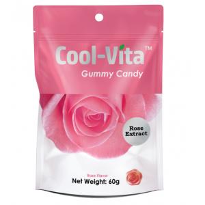 China Flower Shaped Adult Gummy Candy Skin Improving Soft Jelly Candy With Rose Extract supplier