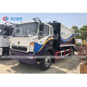 China 10cbm/10m3 HOWO Garbage Compactor Truck Refuse Trash Compactor Machine supplier