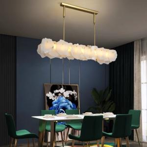 LED Modern Rectangle Luxury Pendant Light Fixtures 15 - 20m2