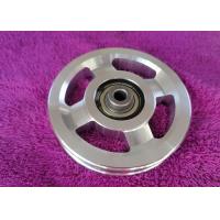 China Gym 89mm 114mm Wire Rope Pulley Wheels Polished on sale