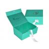 Custom Magnetic Closure Flip Lid Cardboard Shoe Boxes With Silver Foil Stamped