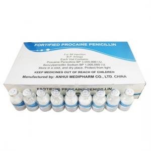 Procaine Penicillin For Injection 4mega/20ml, the drug treat different types of infections, GMP Medicine