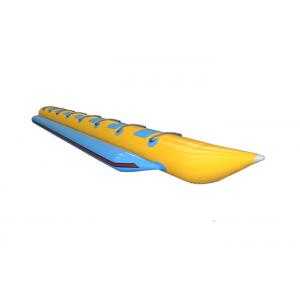 OEM Commercial Inflatable Banana Boat 4 Persons Capactiy Strong Stitching