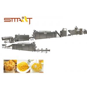 Instant Corn Flakes Production Line / Breakfast Cereal Machine 100kg/Hr