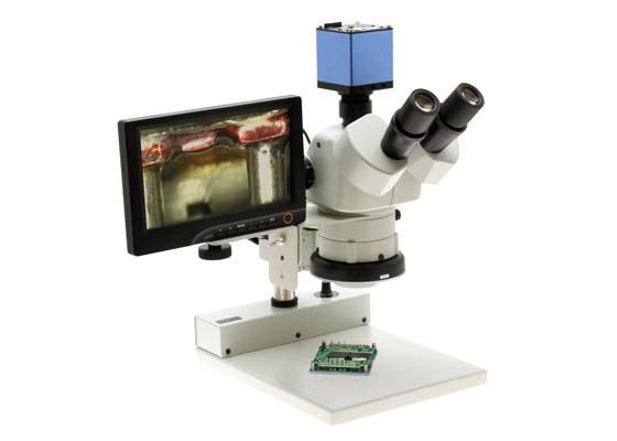 Movable HDMI Microscope Camera Menu On Screen Display For Industrial Inspection