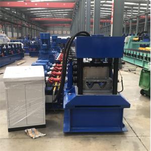 China Gearbox W Shaped Highway Guardrail Forming Machine 380V For Road​ supplier