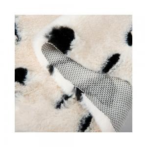 FDY Printing for Garments Making 100 Polyester Sherpa Faux Fur Warp Suede Fabric Type