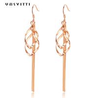 China 7.5x1.1cm 3.5g Bohemian Style Earrings OEM Valentine Gold Earring Hooks on sale