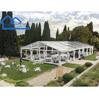 China A Shape Wedding Party Events Large Aluminium Tent House With Tarpaulin Affordable Wedding Tents on sale