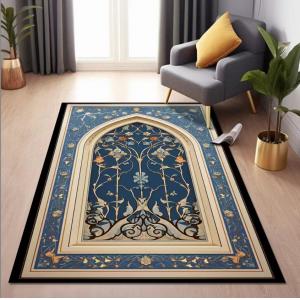 Special Arabic Printed Worship Mat National Style Prayer Floor Carpet Rug Machinable