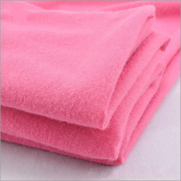 Knit Solid Dyed 30s Poly Spun Single Jersey Kids Blanket Fabric