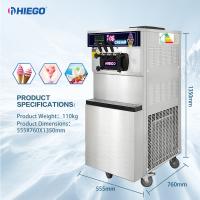 China Mobile Gelato Maker Commercial 36l Hotel Commercial Ice Cream Machine on sale