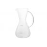 High Borosilicate Clear Glass Coffee Pot / Glass Preserving Jars With Handle