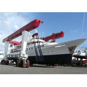 China 150t 180t Mobile Boat Lifting Crane Yacht Travel Lift Crane supplier