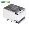 China Conector RJ45 de montaje en superficie con RJ45 gigabit y material LCP ligero SMD DGKYD211Q380AF5A7S009 wholesale