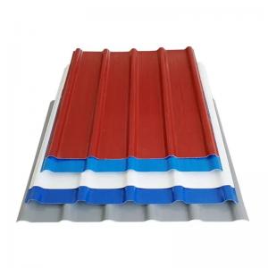 0.105-0.8mm Colored Corrugated Metal Panels Z30 Black Roofing Sheets
