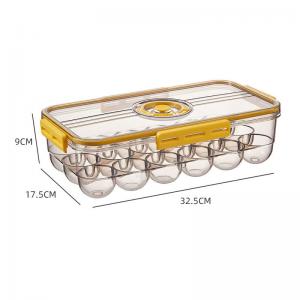 18 Grids PET Stackable Refrigerator Egg Storage Box For Fridge