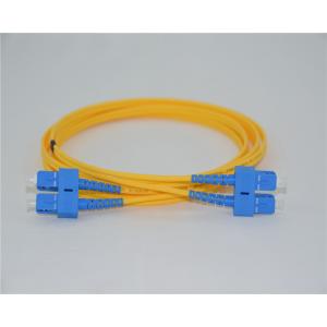 China OS2 Single Mode Fiber Optic Patch Cable Sc Sc Patch Cord For Telecom / Network supplier