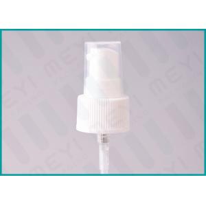 China White Ribbed 24/410 Cosmetic Treatment Pumps No Spill For Personal Care Cream supplier