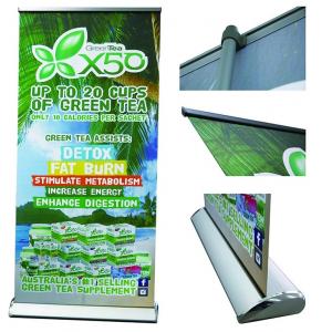 Promotion Advertising Stands Outdoor Aluminum Advertising Roller Banner