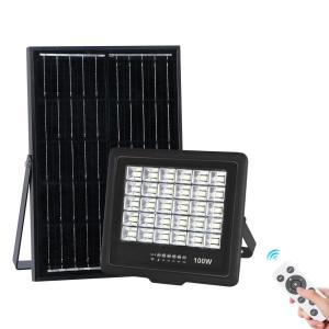 China KCD Projector externo de controle remoto Sensor solar barato Luzes de inundação Solar 50w 100w 200w LED Luz de inundação supplier
