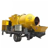 China Concrete Mixing And Pumping Machine Mobile Concrete Production Line JBS40 on sale