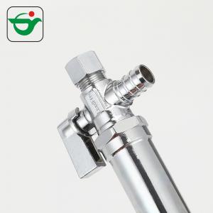 China Lead Free 1/2 Push Fit Fitting Washing Machine Stop Valve supplier