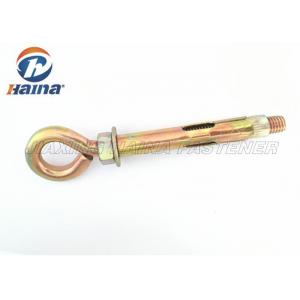 China Carbon Steel M6-M30 Eye Sleeve Yellow Zinc Plated Concrete Anchor Bolt supplier