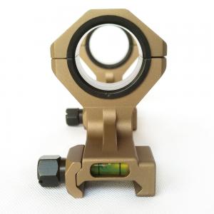 China 20mm Rail Dual Ring Telescope Tripod Accessories With Spirit Level One Piece Scope Mount supplier