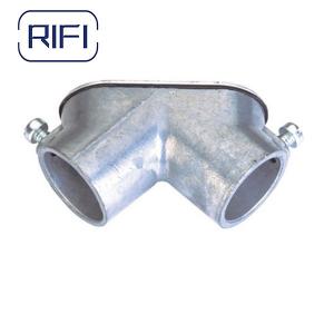 China 1 / 2 Inch EMT Conduit Fittings Zinc Material Custom EMT Pull Elbow supplier