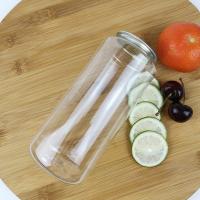China Plastic 700ml Clear Water Bottles With Can Lids Essential Oils Salad Dressing on sale