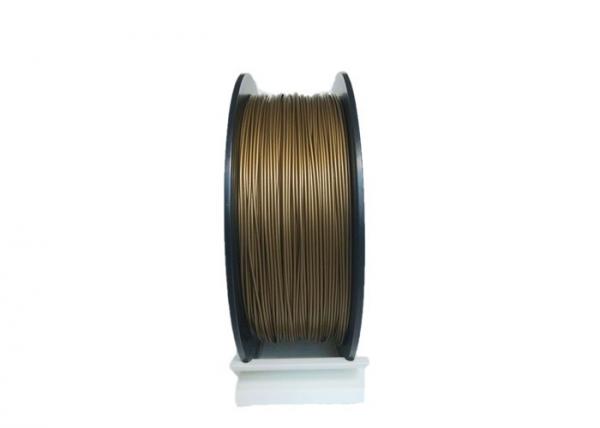 PLA Brass Filled 3D Printing Filament 1.5kg / Spool Non - Toxic Stable Melting