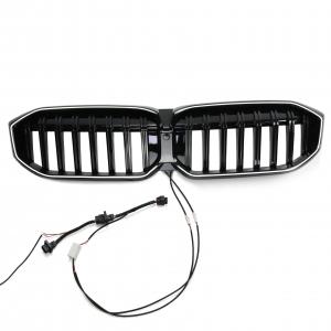 Gloss Black Car Styling Racing Grills Middle Grille With Light For BMW 3 Series G28 2023+ Auto Parts And Accessories
