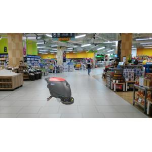 Supermarket Floor Scrubber Dryer Machine With Held And Big Water Tank