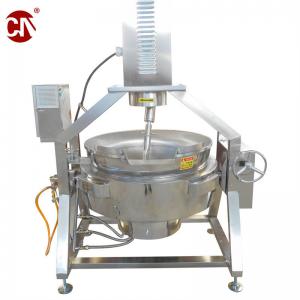 China Overseas Installation Semi Automatic Stirring Pot/Planetary Cooking Kettle with Mixer supplier