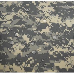 Enzyme wash Static-free High quality fashion Waterproof  pvc coated winter snow camouflage fabric
