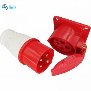 CEE Plugs And Sockets Industrial Male Female Socket 4 Pins 3P+N 380-415V 16Amp