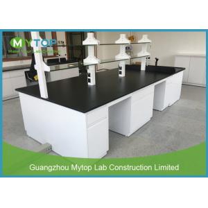 China Ceramic Worktop Lab Bench Furniture For Microbiology General Laboratory Alkali Resistant supplier